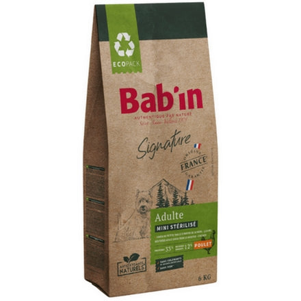 Bab'in Mini Adulte Stérilisé Chien Poulet 2kg