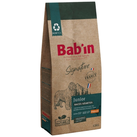 Bab'in Giant Junior Chiot Poulet 12kg