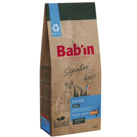 Bab'in Maxi Junior Chiot Poulet 12kg