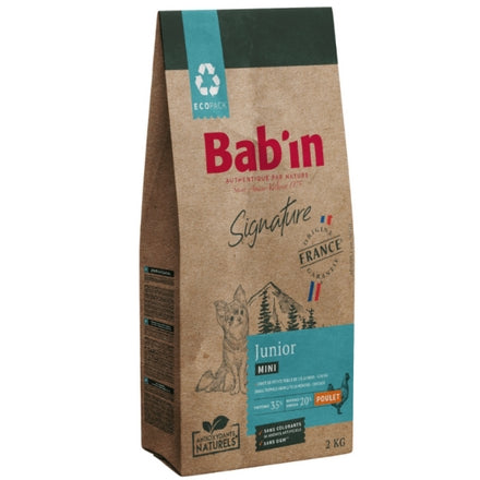 Bab'in Mini Junior Chiot Poulet 2kg