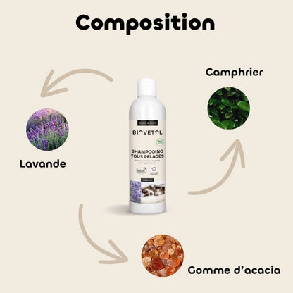 Biovetol Shampooing Tous Pelages Chien & Chat 240ml
