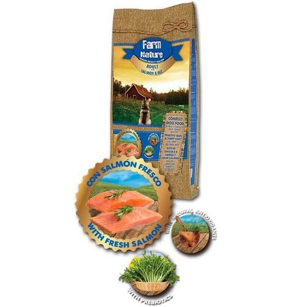 Farm Nature Chien Saumon Et Riz 12.5kg