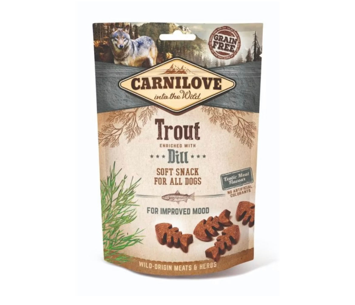 Carnilove GF Friandise Chien Truite Aneth