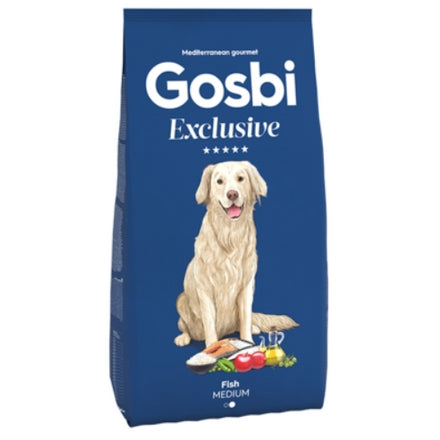 Gosbi Exclusive Fish Medium Chien Médium Poisson 12kg