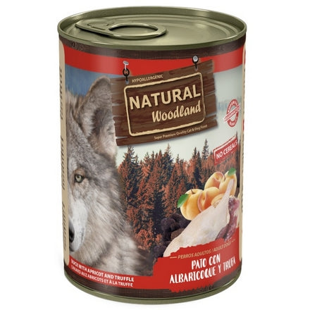 Natural Woodland Boîte GF Chien Canard 400g