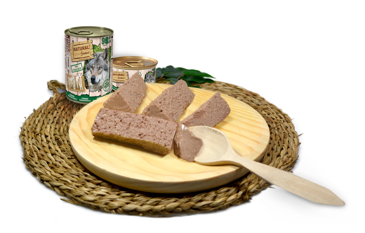 Natural Greatness Boîte GF Chien Monoprotéique Agneau 400g
