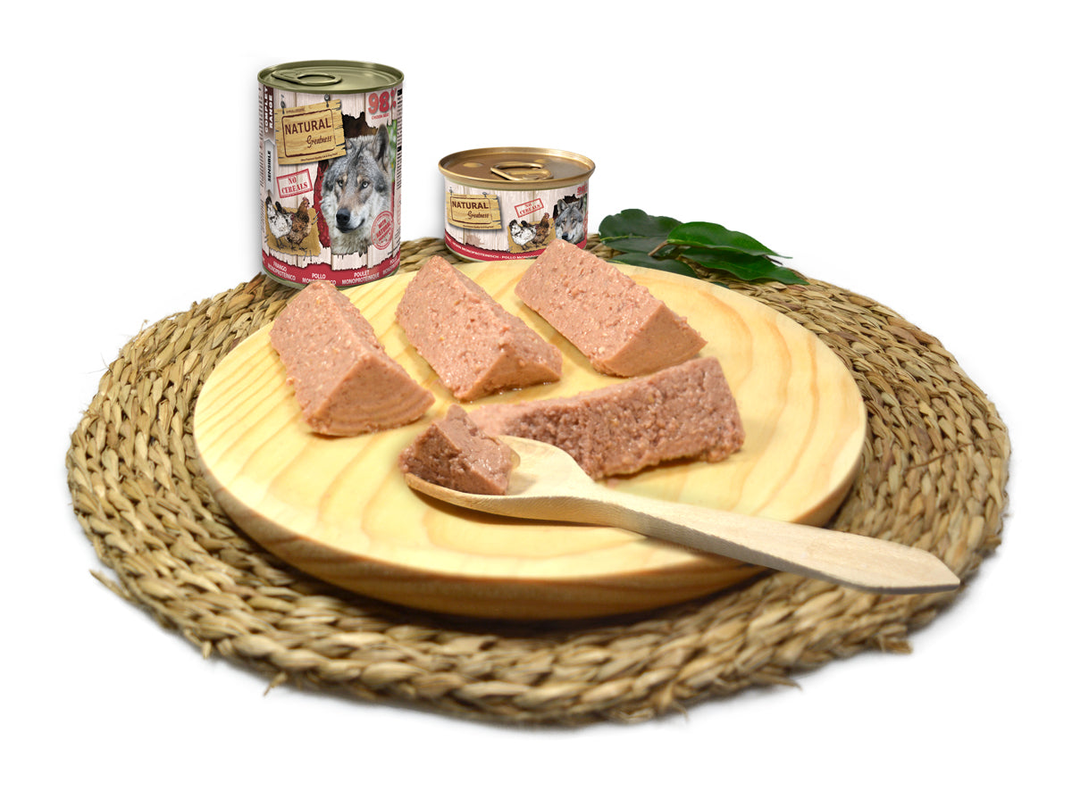 Natural Greatness Boîte GF Chien Monoprotéique Poulet 400g