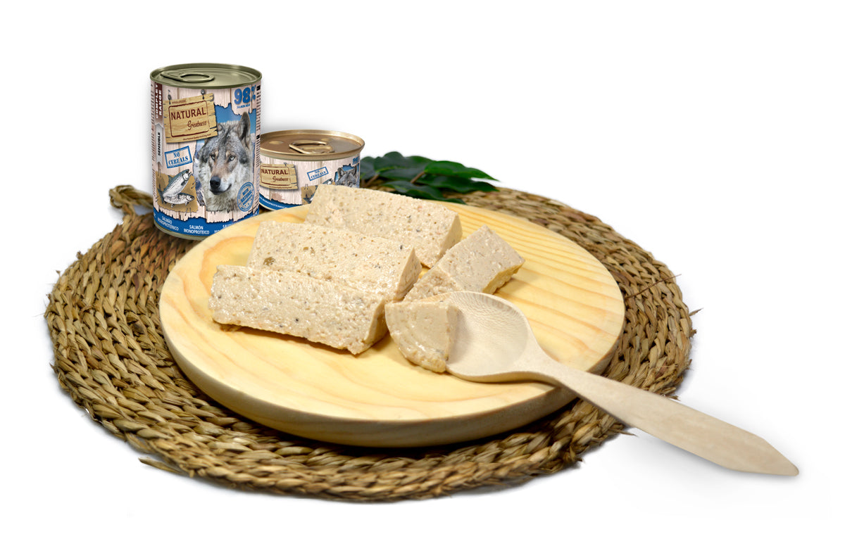 Natural Greatness Boîte GF Chien Monoprotéique Saumon 400g