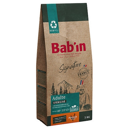 Bab'in Chat Stérilisé Poulet 1.5kg