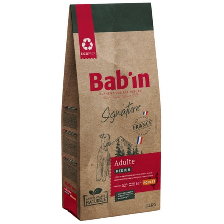 Bab'in Medium Adulte Chien Poulet 12kg
