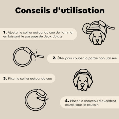 Biovetol Collier Antiparasitaire Grand Chien +15kg