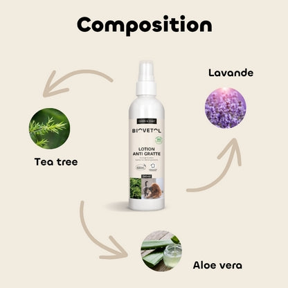 Biovetol Lotion Anti Gratte Chien & Chat 240 ml