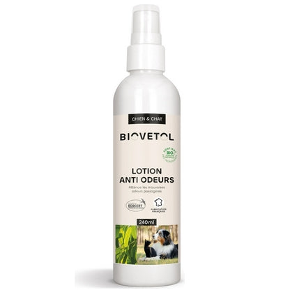 Biovetol Lotion Anti Odeurs Chien & Chat 240 ml