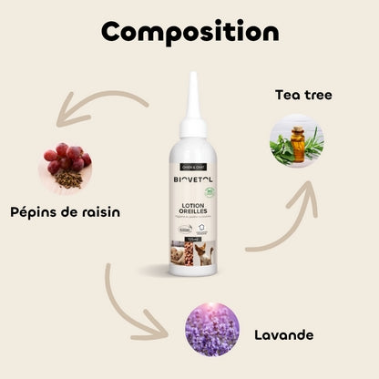 Biovetol Lotion Oreilles Chien & Chat 125 ml