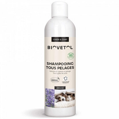 Biovetol Shampooing Tous Pelages Chien & Chat 240ml