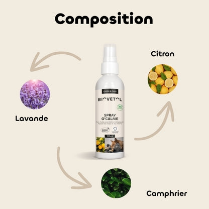 Biovetol Spray O'Calme Chien & Chat 125ml