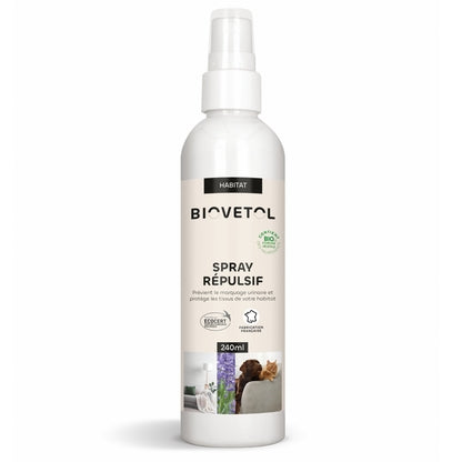 Biovetol Spray Répulsif Chien & Chat 240ml