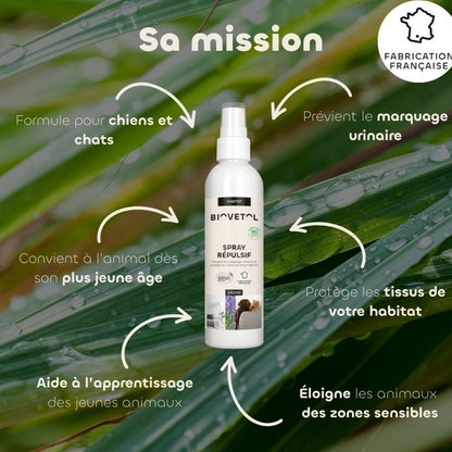 Biovetol Spray Répulsif Chien & Chat 240ml