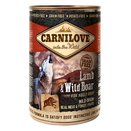Carnilove Boîte GF Chien Agneau Et Sanglier 400g