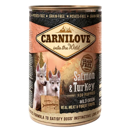 Carnilove Boîte GF Chiot Saumon Et Dinde 400g