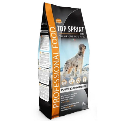 Cennamo Top Sprint Dog Power Porc & Riz Chien 15kg
