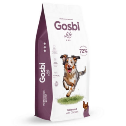 Gosbi Life Dog Balanced With Chicken Chien Poulet 12kg