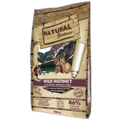Natural Greatness Chaton & Chat Adulte Wild Instinct Medium & Large 600g