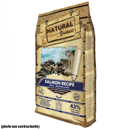 Natural Greatness Chien Adulte Saumon 15kg