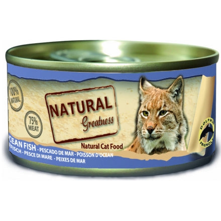 Natural Greatness Boîte Chat Poisson D'Océan 70g