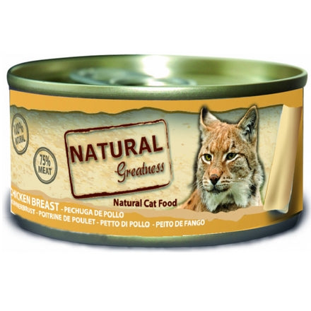 Natural Greatness Boîte Chat Filet De Poulet 70g