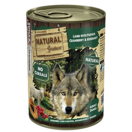 Natural Greatness Boîte GF Chien Agneau 400g