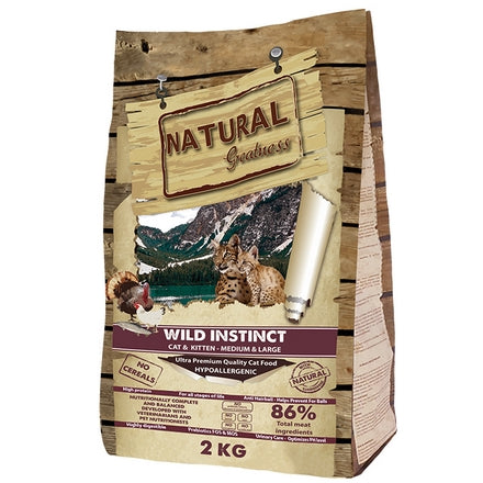 Natural Greatness Chaton & Chat Adulte Wild Instinct Medium & Large 2kg