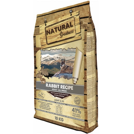 Natural Greatness Chien Adulte Lapin Light & Fit 10kg