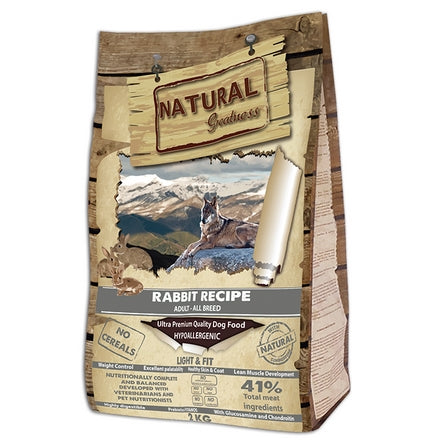 Natural Greatness Chien Adulte Lapin Light & Fit 2kg