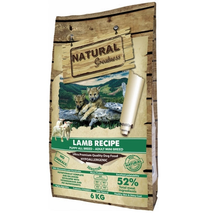 Natural Greatness Chien Adulte Mini Agneau 6kg
