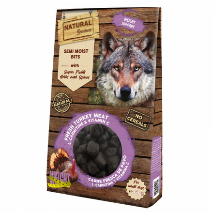 Natural Greatness GF Friandise Tendre Chien  Dinde Fraîche, L-Carnitine Et Vitamine C 35g