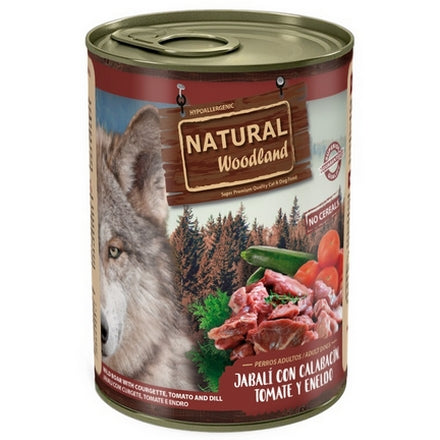Natural Woodland Boîte GF Chien Sanglier 400g
