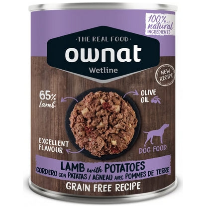 Ownat Boîte GF Chien Agneau Et Pomme De Terre 395g