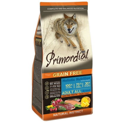 Primordial Canard & Truite Chien 12kg
